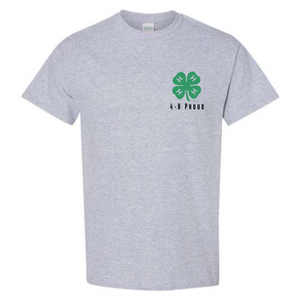 4-H Proud w/ Flag Back Graphic Tee