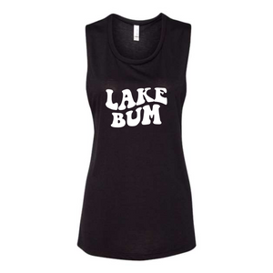 Lake Bum Tank Top - Black